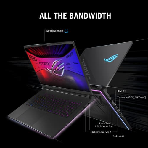 18.0 WQXGA ANTI-GLARE NON-TOUCH,1200NITS(HDR)(2000 ZONE)/B,DCI-P3:100%(240HZ) / Intel ARL HX U9 / GN22-X9 / 32G /� 2TB (performance 1TB+1TB) / Off Black / Win11 — view 17
