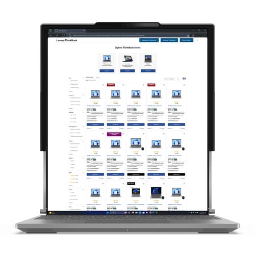 Lenovo ThinkBook Plus Gen 6 Rollable, Intel� Core� Ultra 7 258V (LPE-cores up to 3.70GHz, 12MB), 14"/16.7" Roll Non-Touch, W11P64 US/UK_ENG, 32.0GB, 1x1TB SSD M.2 2242 PCIe Gen4 TLC, Intel� Arc� Graphics 140V, Wi-Fi 7 2x2 BE,BT 5.4, FPR, 5MP RGB+IR, 3 Cell Li-Pol 66Wh, 65W, 1YR Premier NBD,1CourierCarryin, Backlit, Luna Grey-English (UK) — view 6
