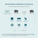 TP-Link TL-FC311B-2 - V1 - fibre media converter - 1GbE - 1000Base-T, WDM, 1000Base-SC - RJ-45 / SC single-mode - up to 2 km - 1310 (TX) / 1550 (RX) nm - for JetStream TL-SG3452XP V1 thumbnail 6