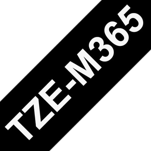 Brother TZe-M365 - Matte - adhesive - white print on matte black - Roll (3.6 cm x 8 m) 1 cassette(s) laminated tape - for P-Touch PT-530, PT-9200DX, PT-9200PC, P-Touch Cube XP PT-910BT