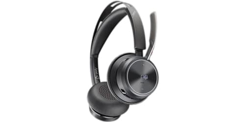 Poly Voyager Focus 2 - Headset - on-ear - Bluetooth - wireless - active noise cancelling - USB-C via Bluetooth adapter - black - Zoom Certified, Certified for Microsoft Teams — view 12