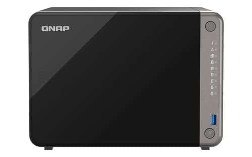 QNAP TS-AI642 - NAS server - 6 bays - SATA 6Gb/s - RAID 0, 1, 5, 6, 10, 50, JBOD - RAM 8 GB - Gigabit Ethernet / 2.5 Gigabit Ethernet - iSCSI support