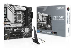 ASUS PRIME B760M-A WIFI D4 - Motherboard - micro ATX - LGA1700 Socket - B760 Chipset - USB 3.2 Gen 2, USB 3.2 Gen 1, USB-C 3.2 Gen 1 - 2.5 Gigabit LAN, Wi-Fi 6, Bluetooth - onboard graphics (CPU required) - HD Audio (8-channel)