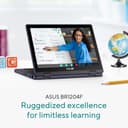 ASUS BR12FT CS81XA-3Y - Intel N-series - N150 / up to 3.6 GHz - Win 11 Pro Education - Intel Graphics - 8 GB RAM - 128 GB SSD UFS - 12.2" touchscreen 1920 x 1200 - Gigabit Ethernet - Wi-Fi 6 - mineral grey - with 1 year ASUS ZenCare