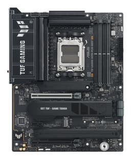 ASUS TUF GAMING X870E-PLUS WIFI7 - Motherboard - ATX - Socket AM5 - AMD X870E Chipset - USB4, USB-C 3.2 Gen 2x2, USB 3.2 Gen 2, USB 3.2 Gen 1 - Wi-Fi 7, 2.5 Gigabit LAN, Bluetooth - onboard graphics (CPU required) - HD Audio (8-channel)