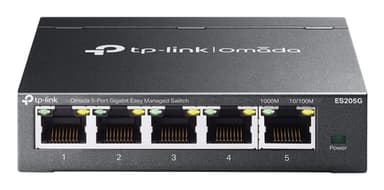 TP-Link Omada ES205G V1 - Switch - Managed - 5 x 10/100/1000Base-T - desktop, wall-mountable