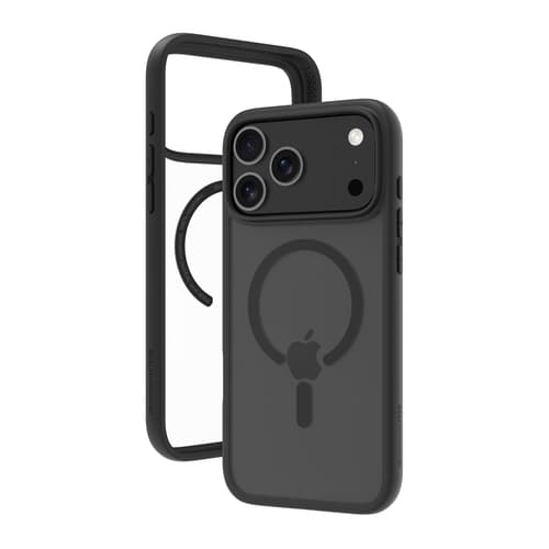 dbramante1928 Grenen - Back cover for mobile phone - MagSafe compatibility - plastic - black, transparent — view 1