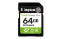Kingston Canvas Select Plus - Flash memory card - 64 GB - Video Class V10 / UHS-I U1 / Class10 - SDXC UHS-I thumbnail 1