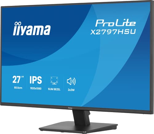 iiyama X2797HSU-B1 27" IPS LCD with 4-si — view 6
