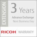 Ricoh Scanner Service Program 3 Year Extended Warranty for Ricoh Network Scanners - Extended service agreement (extension) - replacement - 3 years - shipment - 8x5 - response time: NBD - for Network Scanner N7100 thumbnail 1