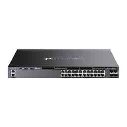 TP-Link Omada SG6428XHP V1 - Switch - L3 - Managed - 24 x 10/100/1000 (PoE+) + 4 x 10Gb Ethernet SFP+ - front to back airflow - rack-mountable - PoE+ (720 W)
