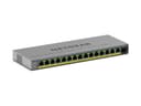 NETGEAR Easy Smart GS116EPP - Switch - L3 - smart - 1 x 10/100/1000 + 15 x 10/100/1000 (PoE+) - desktop, wall-mountable - PoE+ (231 W) thumbnail 1