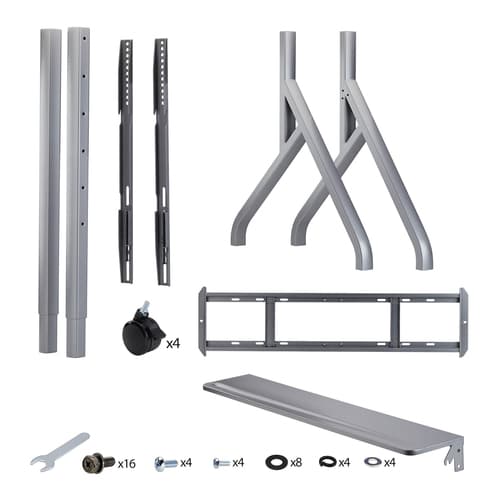Easel-Style TV Cart/Stand for 100"/220lb — view 9