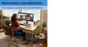 HP P34hc G4 - P-Series - LED monitor - curved - 34" - 3440 x 1440 WQHD @ 60 Hz - VA - 250 cd/m� - 3500:1 - 5 ms - HDMI, DisplayPort, USB-C - speakers - black thumbnail 10