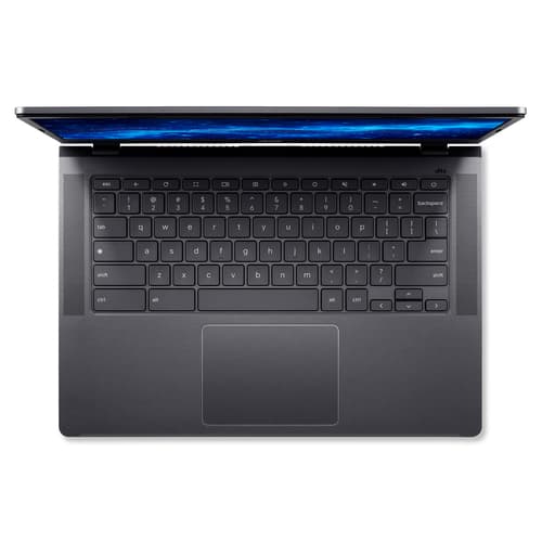 Acer Chromebook Plus 514 CBE594-1T - Intel Core i3 - N305 / up to 3.8 GHz - Chrome OS - UHD Graphics - 8 GB RAM - 256 GB SSD NVMe - 14" IPS touchscreen 1920 x 1080 (Full HD) - Wi-Fi 6E - steel grey - kbd: UK — view 5