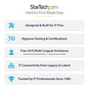 StarTech.com Desk Mount Monitor Arm with 2x USB 3.0 ports, Pole Mount Full Motion Single Arm Monitor Mount up to 17.6lbs/8kg VESA Display, Ergonomic Articulating Monitor Arm, Clamp/Grommet