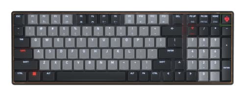 CHERRY KW - Keyboard - 96% - compact - backlit - wireless - Bluetooth 5.2, USB - QWERTZ - key switch: CHERRY MX Low Profile - plastic free packaging — view 1