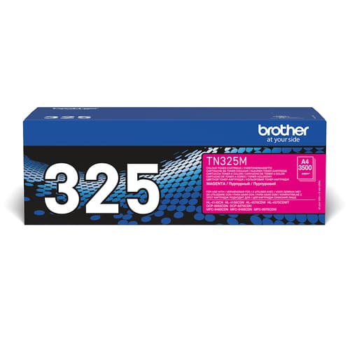 Brother TN325m - Magenta - original - toner cartridge - for Brother DCP-9055, DCP-9270, HL-4140, HL-4150, HL-4570, MFC-9460, MFC-9465, MFC-9970