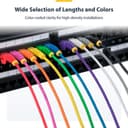 StarTech.com - Patch cable - RJ-45 (M) to RJ-45 (M) - 3.6 mm - UTP - CAT 5/5e/6 - IEEE 802.3bt - halogen-free, snagless, straight - black thumbnail 10