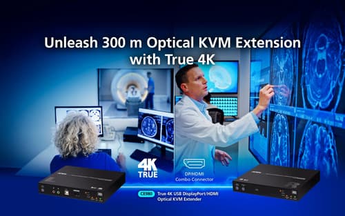 True 4K DP/HDMI Optical KVM 300m — view 5