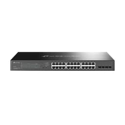 TP-Link JetStream TL-SG2428P V5 - Switch - L2+ - smart - 24 x 10/100/1000 (PoE+) + 4 x Gigabit SFP - rack-mountable - PoE+ (250 W)