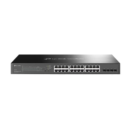 TP-Link JetStream TL-SG2428P V5 - Switch - L2+ - smart - 24 x 10/100/1000 (PoE+) + 4 x Gigabit SFP - rack-mountable - PoE+ (250 W)