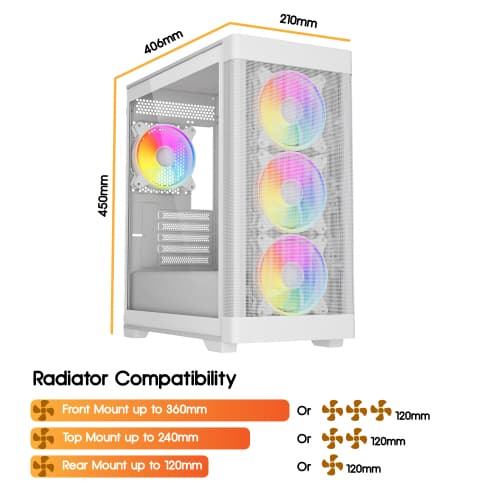 VIDA Zephyr V2 Tower White — view 14