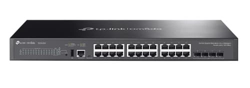 TP-Link Omada SG5428X V1 - Switch - L3 Lite - Managed - 24 x 10/100/1000 + 4 x 10Gb Ethernet SFP+ - rack-mountable