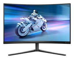 Philips Evnia 5000 32M2C5500W - LED monitor - gaming - curved - 32" (31.5" viewable) - 2560 x 1440 QHD @ 240 Hz - VA - 500 cd/m� - 4000:1 - DisplayHDR 400 - 0.5 ms - 2xHDMI, 2xDisplayPort - dark slate