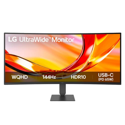 LG UltraWide 34U640B-B - LED monitor - curved - 34" - HDR — view 1