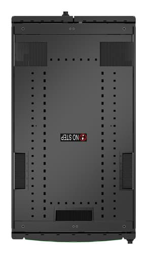 APC NetShelter SX Colocation - Rack cabinet - 2 x 600W x 1070D mm, with sides - floor-standing - black - 42U - 19" - TAA Compliant — view 5
