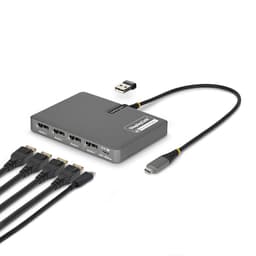 StarTech.com - Docking station - USB-C / Displayport - 4 x DP - TAA Compliant