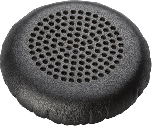 Poly - Ear cushion for headset - leatherette - black (pack of 2)