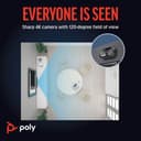 Poly Studio R30 - Personal video bar - Zoom Certified, Certified for Microsoft Teams - sand thumbnail 6