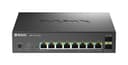 D-Link DMS 1250-10SPL - Switch - L2+ - smart - 2 x 10/100/1000/2.5G (PoE++) + 6 x 10/100/1000/2.5G (PoE+) + 2 x 10 Gigabit SFP+ - desktop - PoE++ (120 W) thumbnail 1