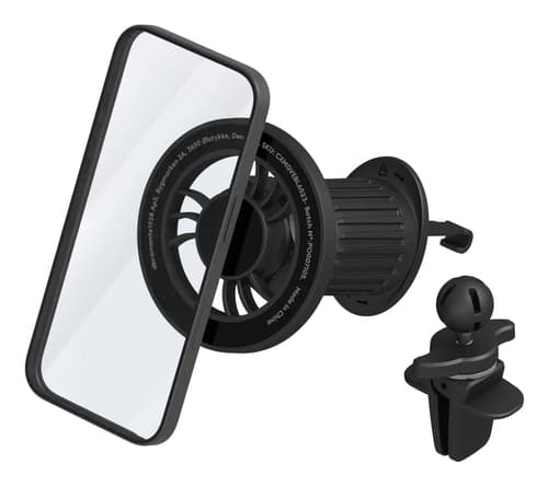 re-charge-Car Holder-Vent-magnetic-BLK — view 3