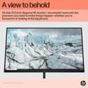 HP E32K G5 - E-Series - LED monitor - 31.5" - 3840 x 2160 4K UHD (2160p) @ 60 Hz - IPS - 350 cd/m� - 1000:1 - 5 ms - HDMI, DisplayPort, USB-C - speakers - black head, black and silver (stand) thumbnail 7