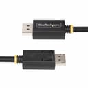 StarTech.com 1m DisplayPort 2.1 Cable, VESA-Certified, DP80 DP 2.1 Cable - DisplayPort cable - DisplayPort (M) latched to DisplayPort (M) latched - DisplayPort 2.1 - 1 m - UHBR20, HDR support, 16K60hz support, 8K85Hz support, 4K240Hz support, 1440p support 240Hz, up to 80 Gbps data transfer rate, passive - black thumbnail 3