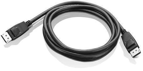 Lenovo - DisplayPort cable - DisplayPort (M) to DisplayPort (M) - 1.8 m - for ThinkCentre M75t Gen 2, M80s Gen 3, M90a Gen 3, M90q Gen 2, M90t Gen 3, ThinkCentre neo 70