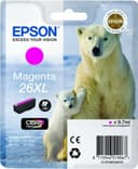 Epson 26XL - 9.7 ml - XL - magenta - original - ink cartridge - for Expression Premium XP-510, 520, 600, 605, 610, 615, 620, 625, 700, 710, 720, 800, 810, 820 thumbnail 2