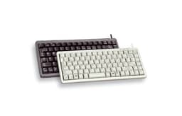 CHERRY G84-4100 Compact Keyboard - Keyboard - PS/2, USB - English - light grey