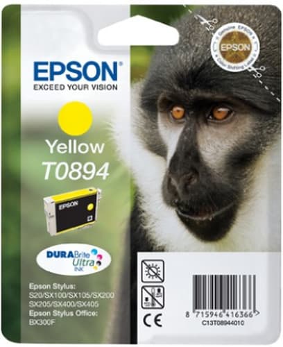 Epson T0894 - Print cartridge - 1 x yellow - 200 pages — view 3
