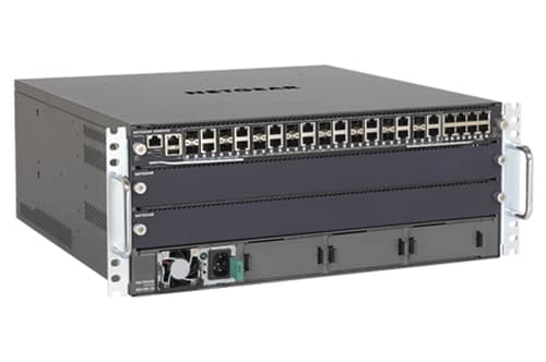 NETGEAR M6100-24X3 - Starter Kit - switch - L4 - Managed - 24 x 10GBase-T + 16 x shared 10 Gigabit SFP+ - rack-mountable - PoE+