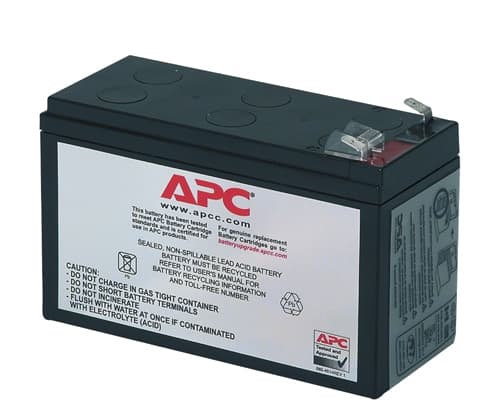 APC Replacement Battery Cartridge #2 - UPS battery - 1 x battery - Lead Acid - black - for P/N: AP250, BE550-KR, BK500IACH, BP300JPNP, BP500IACH, BX600CI-IN, CP27U13AZ3-F