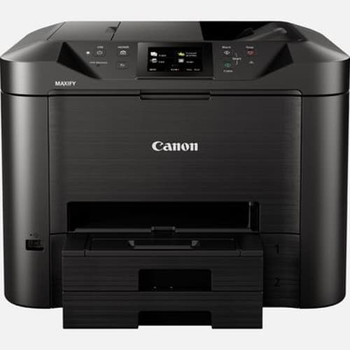 Canon MAXIFY MB5450 - Multifunction printer - colour - ink-jet - A4 (210 x 297 mm), Legal (216 x 356 mm) (original) - A4/Legal (media) - up to 22 ppm (copying) - up to 24 ipm (printing) - 500 sheets - 33.6 Kbps - USB 2.0, LAN, Wi-Fi(n), USB host