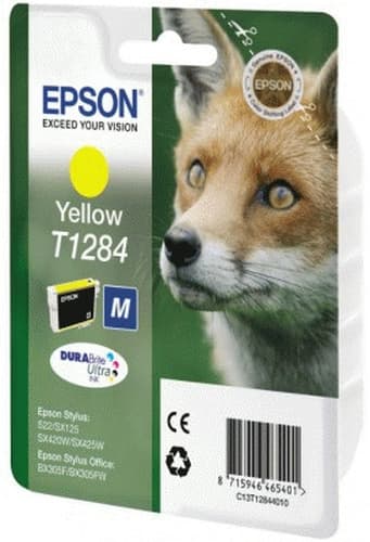Epson T1284 - Print cartridge - 1 x yellow — view 3
