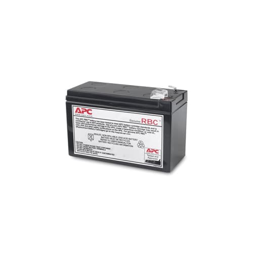 APC Replacement Battery Cartridge #114 - UPS battery - 60 VA - 1 x battery - Lead Acid - black - for P/N: BE450G, BE450G-CN, BE450G-LM, BN4001, BR500CI-IN, BR500CI-RS, BX500CI — view 1
