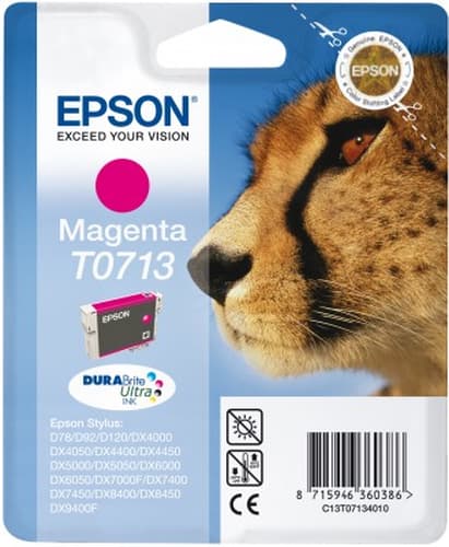Epson T0713 - Print cartridge - 1 x magenta — view 3
