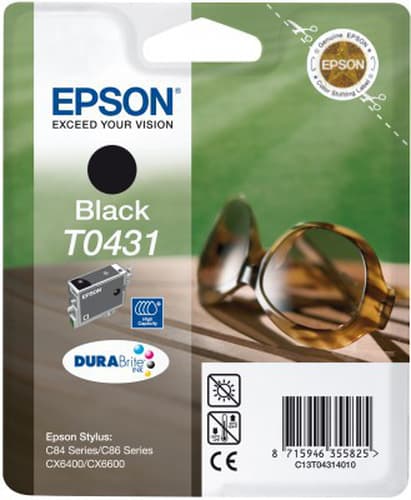 Epson T0431 - Print cartridge - high capacity - 1 x pigmented black - 1350 pages — view 3