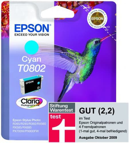 Epson T0802 - Print cartridge - 1 x cyan — view 5